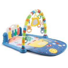 Imagem de Tapete De Atividade Infantil Para Bebê Color Baby Azul 2M+