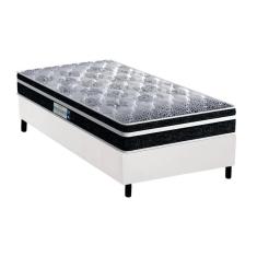 Imagem de Cama Box Solteiro: Colchão Espuma Probel D33/EP Anatômico Advanced Tech1500 Plus + Base crc Courano White(88x188)