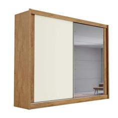 Imagem de Guarda Roupa Creta 1 Porta Espelhada Mdf - Moveis Europa