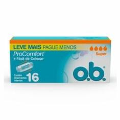 Imagem de Absorvente Interno Ob Procomfort Super Leve Mais Pague Menos Com 16 Unidades