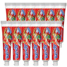Imagem de Kit Creme Dental Colgate Tandy Morangostoso 50g com 12 unidades