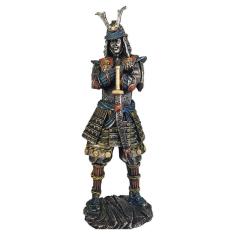 Imagem de Estatua Samurai Japonês Decoração Guerreiro Medieval Grande