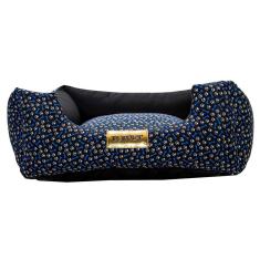 Imagem de Cama Quadrada Luppet Conforto Osso Azul - Tam. G