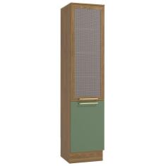 Imagem de Paneleiro Botanic 50 Cm 2 Portas Nogueira/verde Oliva - Kappesberg