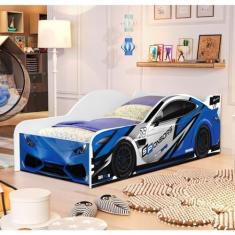 Imagem de Cama Carro Infantil Azul Full