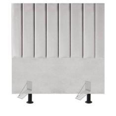 Imagem de Cabeceira Estofada De Cama Casal Box 140 Cm Catarina Suede E Frame - T
