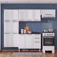 Imagem de Cozinha Itatiaia Luce Compacta 4 Pecas Branco Paneleiro Armario Aereo Gabinete