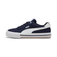 Imagem de PUMA Tênis masculino clássico Vulc, Novo azul marinho-puma branco, 42