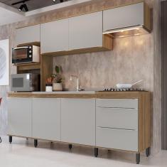 Imagem de Cozinha Compacta 8 Portas 2 Gavetas Delmarco Paola