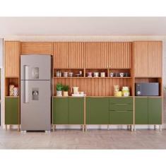 Imagem de Cozinha Completa Divina 9 Peças (3Aéreos+2Balcões+2Paneleiros+2Complem