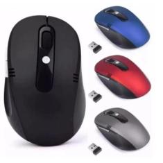 Imagem de Mouse Sem Fio Wireless 2.4ghz Usb Notebook Pc - GN, Preto