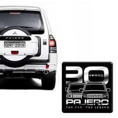 Imagem de Emblema 30 Anos Pajero Full Hpe Adesivo Traseiro Resinado