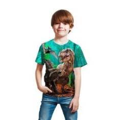 Imagem de Camiseta Infantil Menino Dinossauros