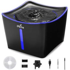 Imagem de Bebedouro Fonte 3L Silencioso Com Led Para Cães E Gatos Ipettie