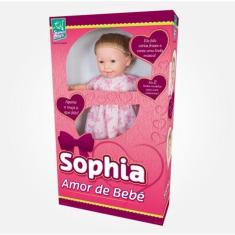 Imagem de Boneca Sophia Amor de Bebe - Super Toys