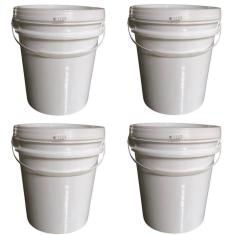 Imagem de Balde 5L Para Massinha 4 Pçs