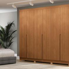 Imagem de Guarda-Roupa 6 Portas Com Pés Canela - Kappesberg