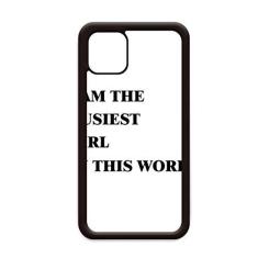 Imagem de Capa I Am The Busiest Girl para iPhone 11 Pro Max para Apple Mobile Case Shell