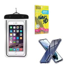 Imagem de Capinha Samsung S21 Fe + Capa a prova Dágua + Película Nano 9D - Armys