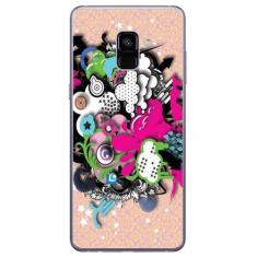 Imagem de Capa Adesivo Skin104 Verso Para Samsung Galaxy A8 Plus - Kawaskin