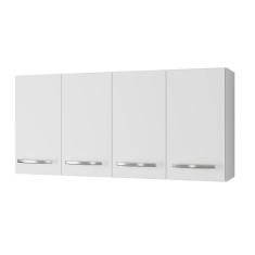 Imagem de Armário Aéreo De Cozinha 1,20m Com 4 Portas Mara Branco - Moblis