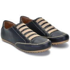 Imagem de Tênis Mocatênis De Couro Confort  Feminino-Feminino