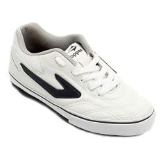 Imagem de Tênis Topper Dominator 3 Jr Infantil, Branco/Azul/Marinho, 32