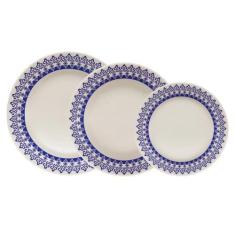 Imagem de Aparelho de Jantar Redondo de Cerâmica 12 peças - Grécia Biona Oxford Porcelanas
