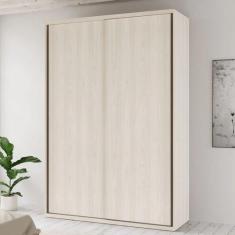 Imagem de Guarda roupa solteiro 100% mdf premium 1,60 larg sem espelho vanilla -