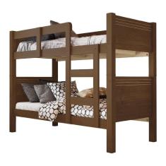 Imagem de Beliche Solteiro Alaska Para Colchão Até 0,88m Conquista Móveis Cacau