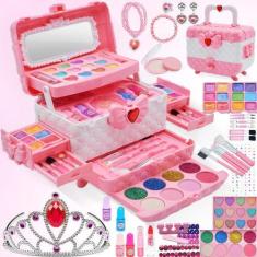 Imagem de Kit de maquiagem Aimidola Kids para meninas de 4 a 10 anos - 63 unidad