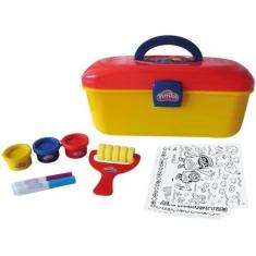 Imagem de Kit De Pintura Play Doh Maleta Criativa - Com Acessórios Fun
