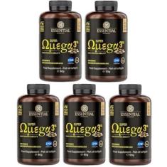 Imagem de 5x Super Ômega 3 TG 1000mg 90 Cápsulas Essential Nutrition
