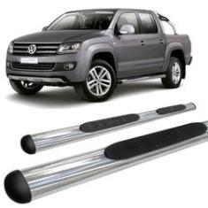 Imagem de Estribo Amarok OVAL OBLONGO CROMADO C/D Cabine Dupla