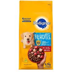 Imagem de Ração Seca Pedigree para Cães Filhotes Raças Médias e Grandes - 2,7 Kg