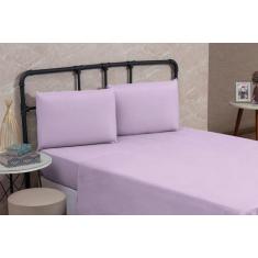 Imagem de Lençol De Cama Casal Premium Sem Elástico Cama Box Liso Avulso Várias