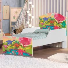 Imagem de Mini Cama Planeta Dinossauro Com Colchão