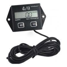 Imagem de Horimetro Tacometro Digital Resetavel Rpm Conta Giros Horas