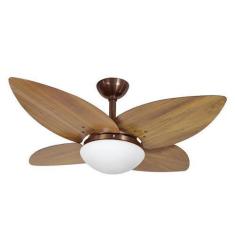 Imagem de Ventilador de Teto Infinity Lótus Chocolate 4 Pás Freijó 110 V 1025