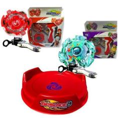 Imagem de Beyblade Combo Sprizen X Kerbeus + Lançadores +  Arena De Batalha - To