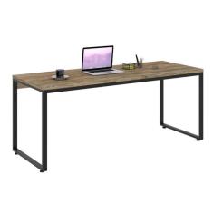 Imagem de Mesa de Escritório Kuandra Carvalho e Preta