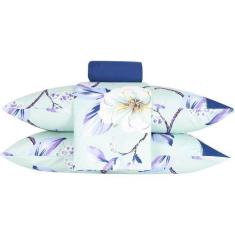 Imagem de Jogo De Cama Queen Naturale 4 Peças 200 Fios Macio Conforto