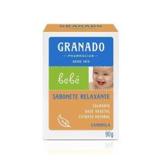 Imagem de 2 Sabonete Relaxante Camomila + Esponja Sortida Para Bebê - Granado