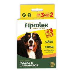 Imagem de Combo Antipulgas Fiprolex Cães acima de 40kg Ceva