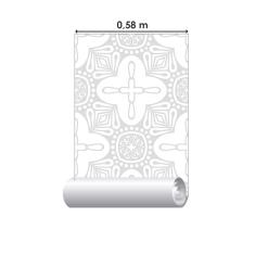 Imagem de Papel De Parede Adesivo Étnico  N06092 0,58X3,00M