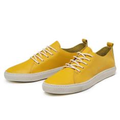 Imagem de TENIS FEMININO CANO BAIXO DE COURO Ref.:1810-Feminino