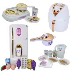 Imagem de Kti Cozinha Princesa Infantil Geladeira Jantar Fogão 30pç