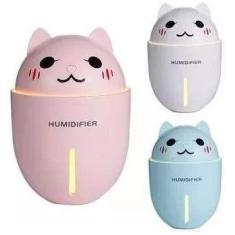 Imagem de Umidificador De Ar Portátil Gatinha Luminaria Aroma - Mkl