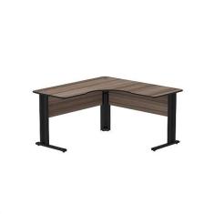 Imagem de Mesa para Escritório em L Etp 1313 Maxxi Walnut/preto