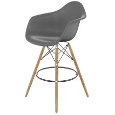 Imagem de Banqueta para Sala de Jantar Arm Pp Dsw Cinza Brasão